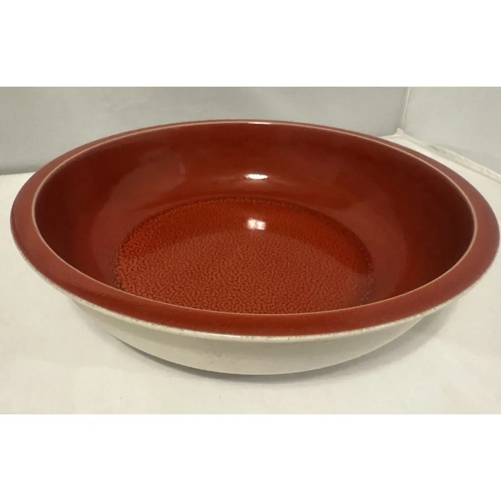 Jars France + Williams Sonoma Serving Bowl‎ Red Cantine 12 3/4'
